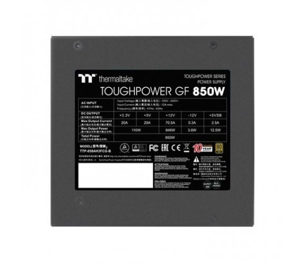 Thermaltake Toughpower GF 850W 80 Plus Gold - 662282 - zdjęcie 3